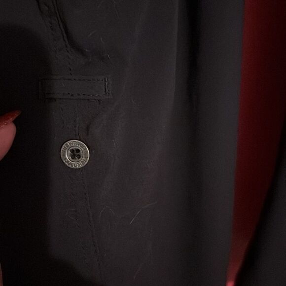 Columbia sportswear gorprcore women roll up black cargo outdoor pants. Size 16. - Picture 7 of 13